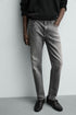 ZARA BASIC SLIM FIT WASHED GREY DENIM JEANS