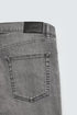 ZARA BASIC SLIM FIT WASHED GREY DENIM JEANS