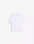 BERSHKA RELAXED FIT ESSENTIAL T-SHIRT - WHITE