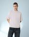 BERSHKA RELAXED FIT ESSENTIAL T-SHIRT - GREY