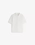 BERSHKA ESSENTIAL RELAXED POLO SHIRT - WHITE