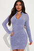 FOREVER 21 FUZZY SWEATER DRESS