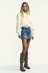 ZARA BASIC PLUSH SWEATSHIRT