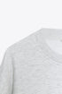 ZARA BASIC PLUSH SWEATSHIRT