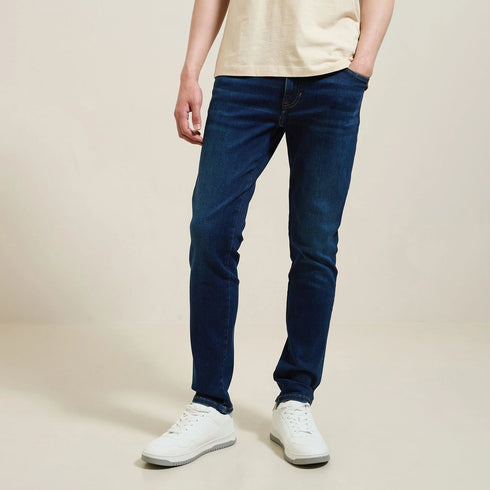 JULES URBANFLEX 4 LENGTH SLIM JEANS - BLUE