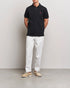 POLO RALPH LAUREN CUSTOM SLIM FIT ICONIC MESH POLO SHIRT - BLACK