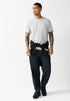 EMBROIDERED LOGO CREW NECK T-SHIRT