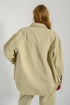 PINK WOMEN DENIM OVERSIZED SHIRT - SAND