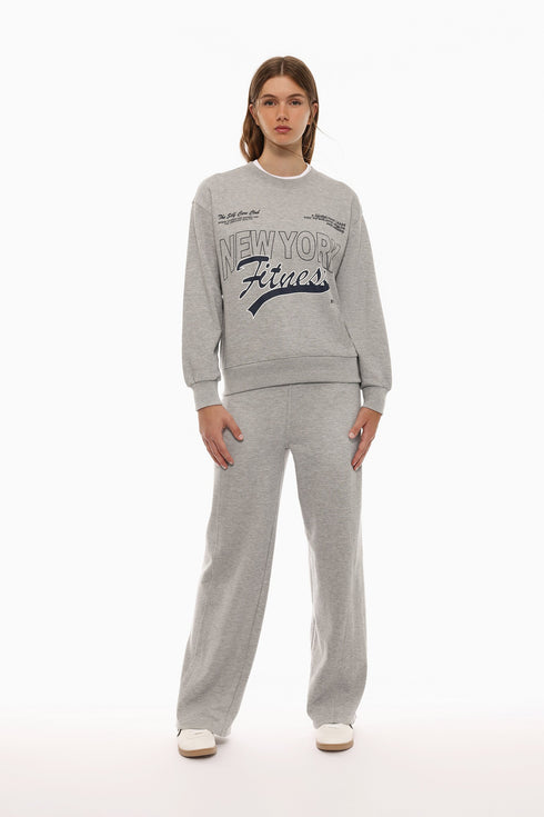LEFTIES NEW YORK FITNESS PRINTED SWEATSHIRT