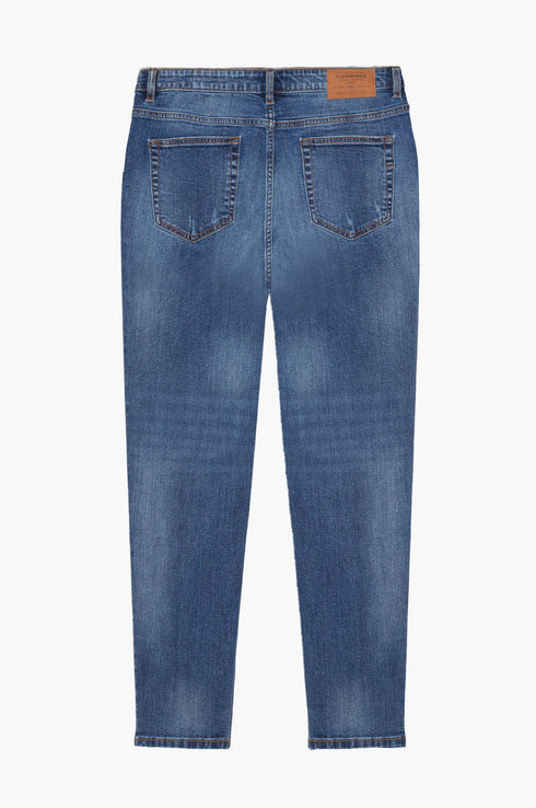 SORBINO 5-POCKET SLIM FIT JEANS MEDIUM WASH