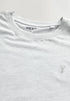EMBROIDERED LOGO CREW NECK T-SHIRT