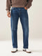 MUCH MORE REGULAR FIT DENIM - MID BLUE WASHED