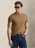 RL SIGNATURE PONY EMBROIDERED T-SHIRT - BROWN