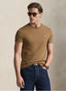 RL SIGNATURE PONY EMBROIDERED T-SHIRT - BROWN