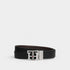 TOMMY HILFIGER REVERSIBLE LEATHER BELT - BLACK & BROWN