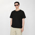BURBERRY CHECK TRIM COTTON T-SHIRT – BLACK
