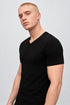 BOSS MEN’S CLASSIC V-NECK T-SHIRT – BLACK