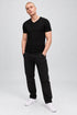 BOSS MEN’S CLASSIC V-NECK T-SHIRT – BLACK