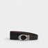 COACH REVERSIBLE BLACK & BROWN LEATHER BELT