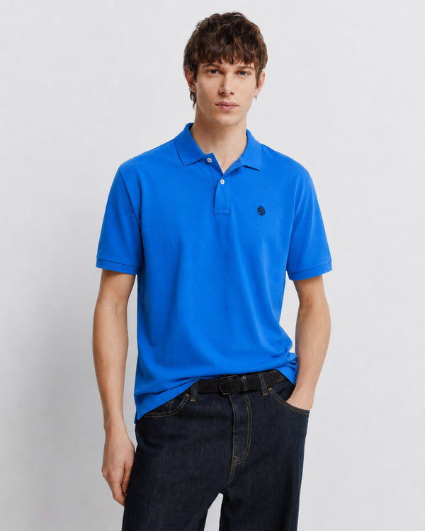 SPRINGFIELD REGULAR FIT BASIC POLO - SKY BLUE