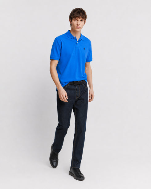 SPRINGFIELD REGULAR FIT BASIC POLO - SKY BLUE