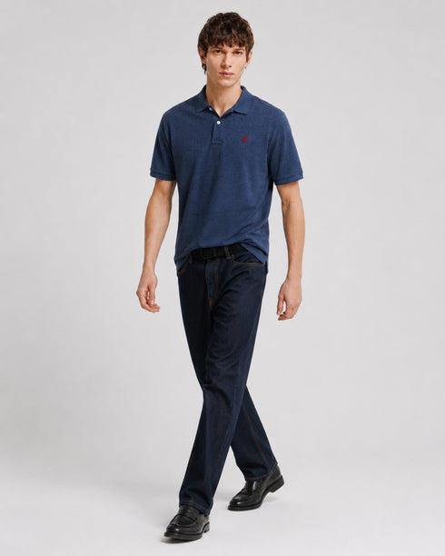 SPRINGFIELD REGULAR FIT BASIC POLO - MIDNIGHT BLUE