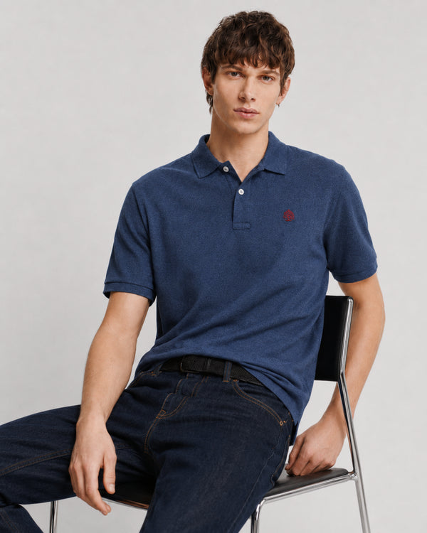 SPRINGFIELD REGULAR FIT BASIC POLO - MIDNIGHT BLUE