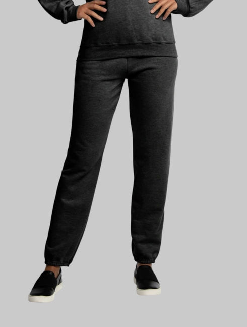 FRUIT OF THE LOOM EVERSOFT FLEECE ELASTIC BOTTOM SWEATPANTS