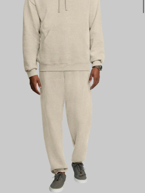 FRUIT OF THE LOOM EVERSOFT FLEECE ELASTIC BOTTOM SWEATPANTS