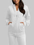 FRUIT OF THE LOOM EVERSOFT FLEECE FULL ZIP HOODIE SWEATSHIRT