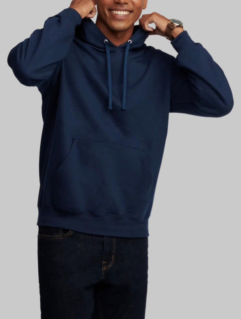 FRUIT OF THE LOOM EVERSOFT FLEECE PULLOVER HOODIE SWEATSHIRT