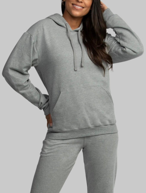 FRUIT OF THE LOOM EVERSOFT FLEECE PULLOVER HOODIE SWEATSHIRT
