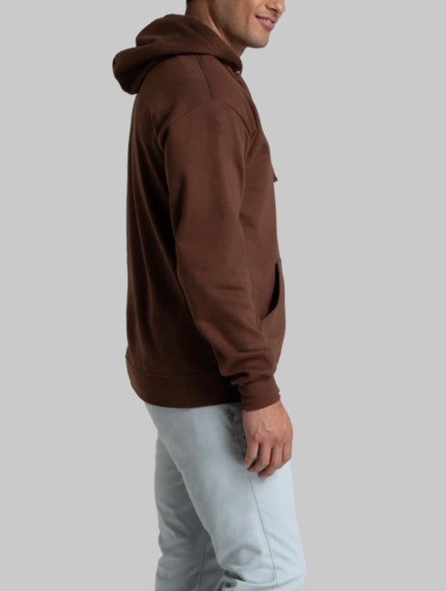 FRUIT OF THE LOOM EVERSOFT FLEECE PULLOVER HOODIE SWEATSHIRT