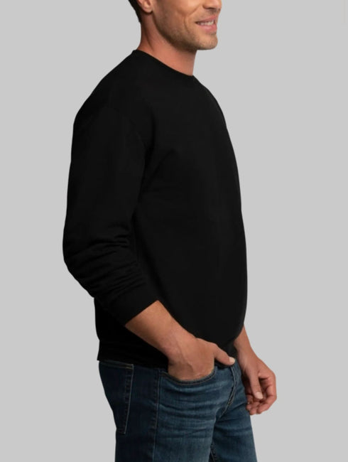 FRUIT OF THE LOOM EVERSOFT FLEECE CREW SWEATSHIRT