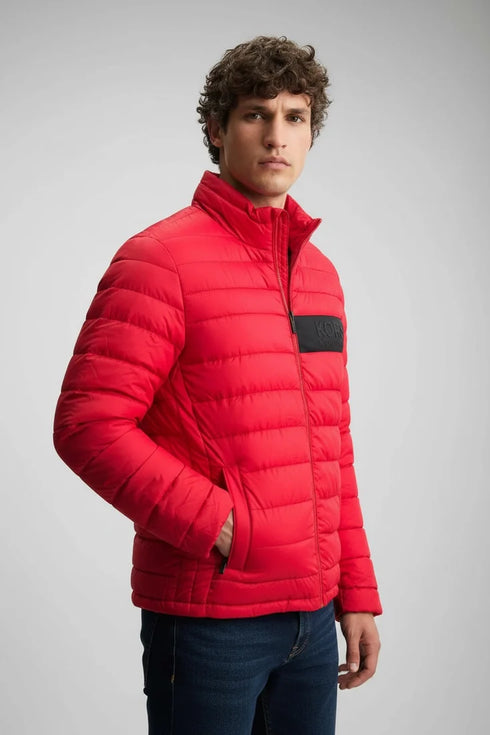 MICHAEL KORS DAROLAN LOGO TAPE PUFFER JACKET