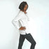 ROYCE COMFY FRENCH TERRY FLEECE TOP - GREY SPARKLE