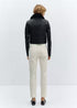 MANGO CLAUDIA SLIM HIGH-WAIST TIGHT-FIT CROPPED LENGTH JEANS