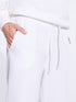 SINSAY WOMENS BASIC JOGGERS - WHITE