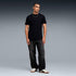 PUMA BASIC ROUND NECK T-SHIRT - BLACK