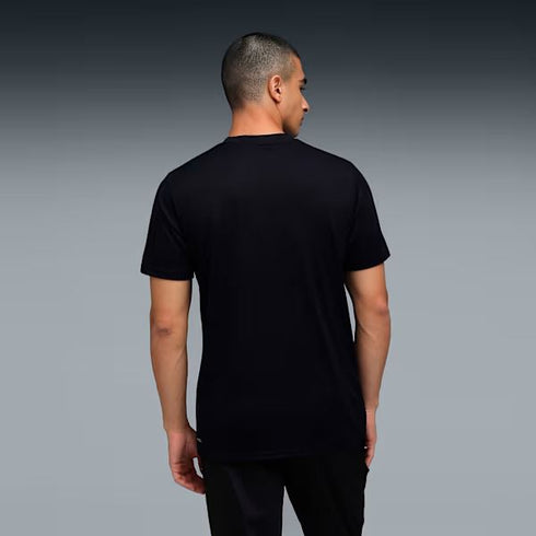 PUMA BASIC ROUND NECK T-SHIRT - BLACK