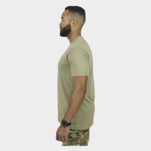 MISSION MADE KHAKI BASIC TEES