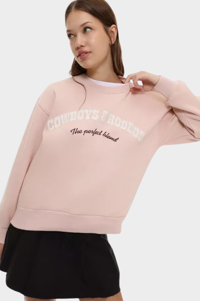 LEFTIE'S COWBOYS & RODEOS PRINTED SWEATSHIRT