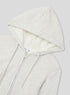 TERRANOVA WOMEN ZIPPER HOODIE - IVORY MELANGE
