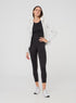 TERRANOVA WOMEN ZIPPER HOODIE - IVORY MELANGE