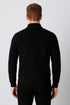BLUE SEVEN HALF ZIP TEXTURE POLO FULL SLEVEES