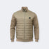 SIGNATURE LOGO MIXED-MATERIAL ZIP JACKET