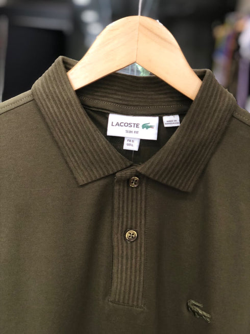 LACOSTE CLASSIC PIQUÉ POLO – OLIVE