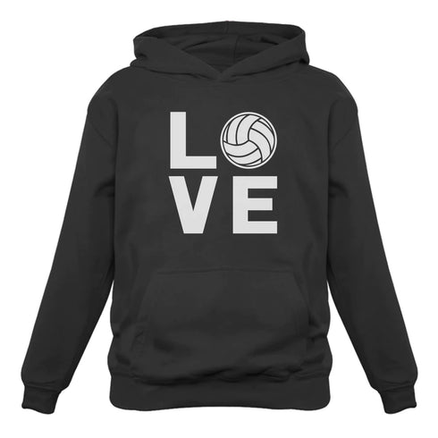 T STARS LOVE VOLLEY BALL WOMEN'S HOODIE - GIFT IDEA FOR VOLLEY BALL FANS