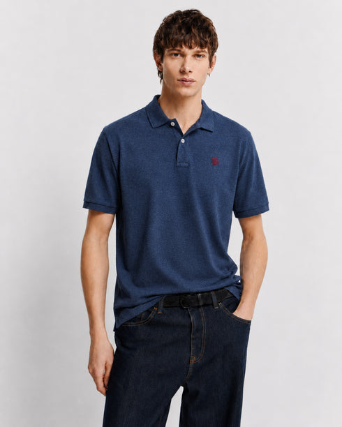 SPRINGFIELD REGULAR FIT BASIC POLO - MIDNIGHT BLUE
