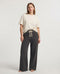 SINSAY WOMEN'S FLEECE BAGGY SWEATPANT - CHOCOLATE